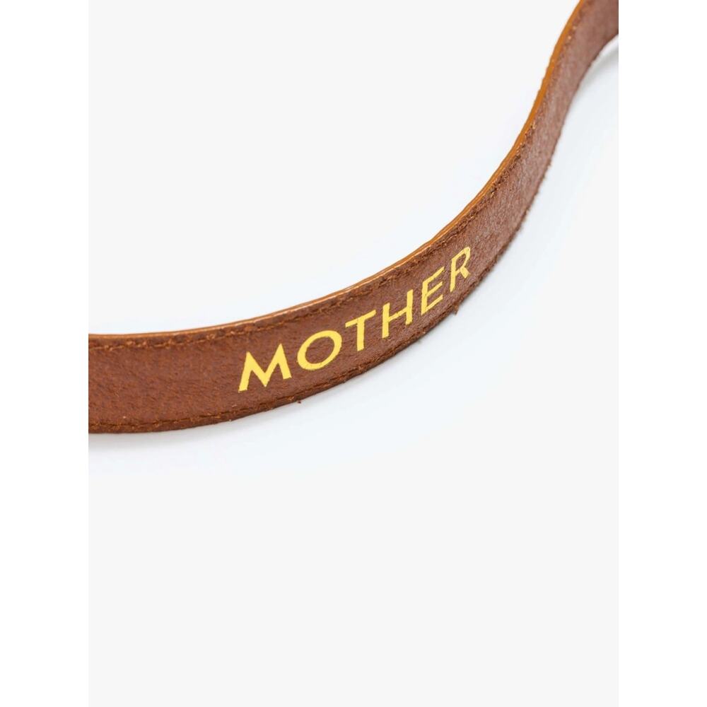 MOTHER DENIM The Charm School Brown Leather Belt S - Picture 9 of 10